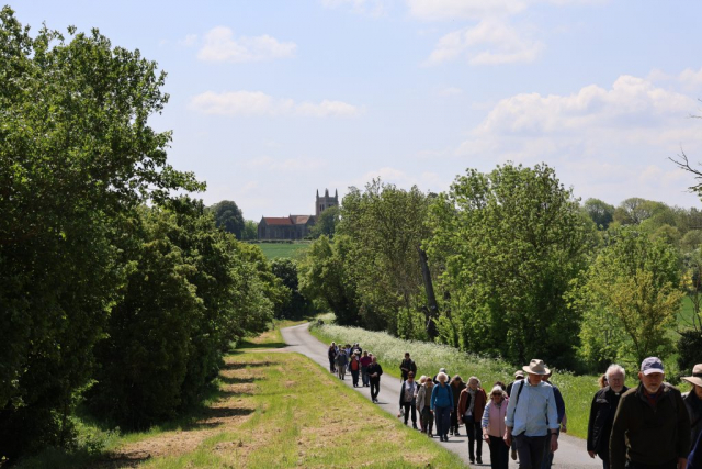 On the road from Leighton Bromswold: 20 May 2023