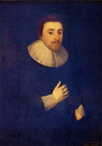 portrait of Nicholas Ferrar by Cornelius Janssen